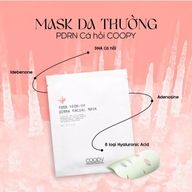 Mặt Nạ Dưỡng Da Cá Hồi COOPY PDRN 23ml Phục Hồi Da Hàn Quốc Giá 36k 5