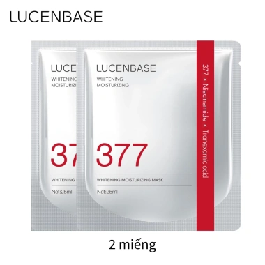 Mặt nạ LUCENBASE 377 - Dưỡng ẩm sâu, làm sáng da, giá ưu đãi 99.000