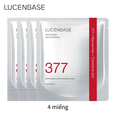 Mặt nạ LUCENBASE 377 - Dưỡng ẩm sâu, làm sáng da, giá ưu đãi 99.000 3 Mặt nạ LUCENBASE 377 - Dưỡng ẩm sâu, làm sáng da, giá ưu đãi 99.000 3