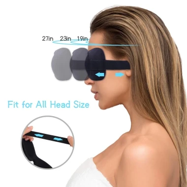 Mặt Nạ Ngủ 3D Thoáng Khí Điều Chỉnh - Che Mắt Nhẹ Cho Du Lịch, Yoga & Thư Giãn 6