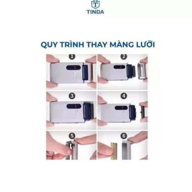 Máy cạo râu mini nam - Pin siêu bền, cạo êm không rát, có tông dợ, sạc liền - Giá 96.000₫