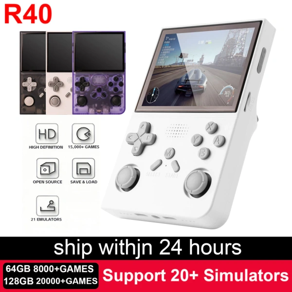 Hình ảnh sản phẩm Máy chơi game cầm tay R40S PRO retro, arcade nguồn mở di động, giảm giá tới 999.900 VNĐ
