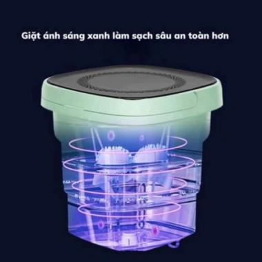 Máy Giặt Mini Melli 6L Tự Động Giặt Đồ Lót, Tất Vớ Bé, Tự Vắt Khô Khử Khuẩn - 269k 6