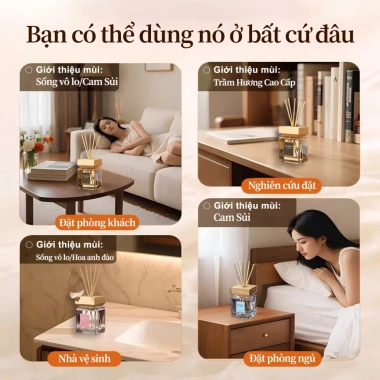 Máy khuếch tán tinh dầu tự động 500ml hương thơm tự nhiên lan tỏa mạnh giá 160.200₫