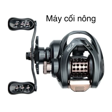 Máy ngang câu lure ORCA C1 có tiếng click - Giảm 820k còn 390k - Câu Lure Chất Lượng Cao 8