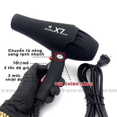 Máy Sấy Tóc AKUMA X7 2.400W Cho Salon Chuyên Nghiệp Giá Rẻ 430k