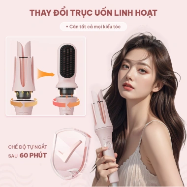 Máy uốn tóc tự động Camy Zesty 3in1 3 trục 28/32/40mm lược điện giảm giá 699.000₫ 5 Máy uốn tóc tự động Camy Zesty 3in1 3 trục 28/32/40mm lược điện giảm giá 699.000₫ 5