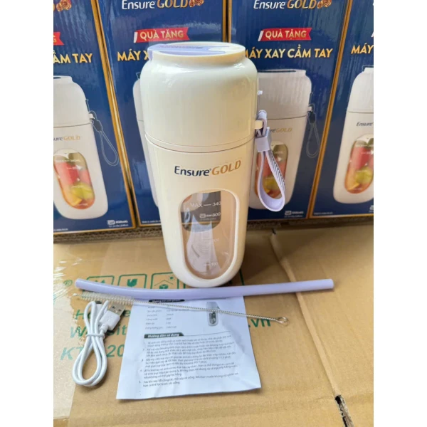 Máy xay sinh tố cầm tay Ensure Gold 340ml: Những tiêu chí lựa chọn máy xay di động cho sinh tố hàng ngày