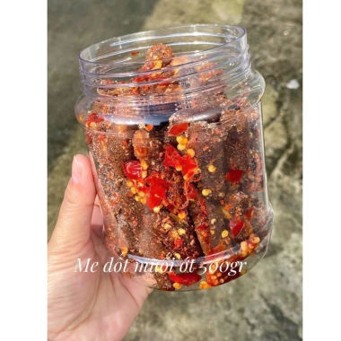 Me Dốt Muối Ớt Đỏ Siêu Ngon - Chua Cay Thơm Nồng Giá 46500Đ - Me Dốt Rim ngon chuẩn vị 5