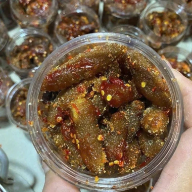 Me Dốt Muối Ớt Đỏ Siêu Ngon - Chua Cay Thơm Nồng Giá 46500Đ - Me Dốt Rim ngon chuẩn vị 8