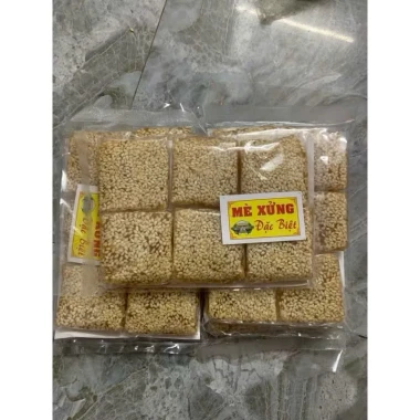 Mè Xửng Dẻo Huế 3 Gói - Đặc Sản Không Thể Chối, Giá Chỉ 22000đ/Gói 16 Miếng 8