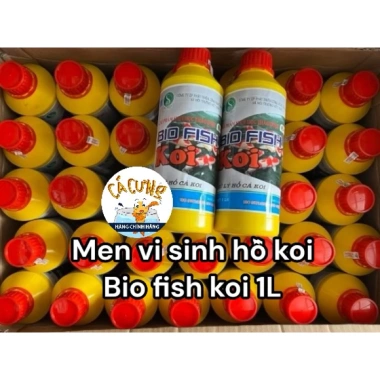 Men Vi Sinh Bio Fish Koi 1.000ml - Làm Trong nước, lọc nước cho bể cá, hồ cá Koi (Hàng Chính Hãng) 2