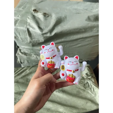 Mèo Thần Tài Mini Decor Tết - Tháp Lễ Sỉ Giá 248k Freeship 6
