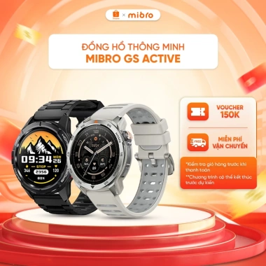 Mibro GS Active GPS độc lập AMOLED 1,3 inch kháng nước 5ATM pin 20 ngày – 1.389.000đ Mibro GS Active GPS độc lập AMOLED 1,3 inch kháng nước 5ATM pin 20 ngày – 1.389.000đ
