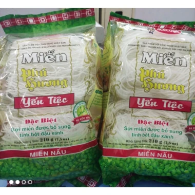 Miến Phú Hương yến tiệc 210g Miến đậu xanh thơm ngon giảm giá 43,900 VND