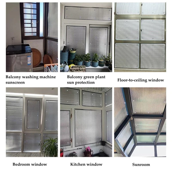 Hình ảnh sản phẩm Miếng Dán Cửa Kính Lá Nhôm Cách Nhiệt Chống Tia UV - Bảo Vệ Nhiệt Độ, Giảm Nắng Nóng