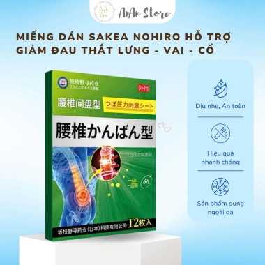 Miếng Dán Giảm Đau Thắt Lưng Hộp 12 Miếng - Giảm Đau Nhanh, Chỉ 89.000đ