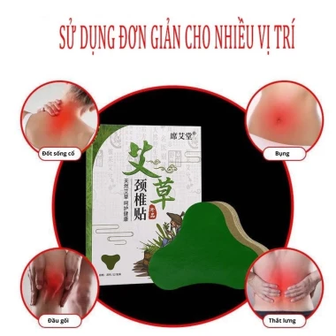 Miếng Dán Ngải Cứu Giảm Đau Lưng Cổ Vai Gáy - Combo 2 Hộp Tiện Lợi - Khuyến Mãi 49000 Vnđ 7 Miếng Dán Ngải Cứu Giảm Đau Lưng Cổ Vai Gáy - Combo 2 Hộp Tiện Lợi - Khuyến Mãi 49000 Vnđ 7