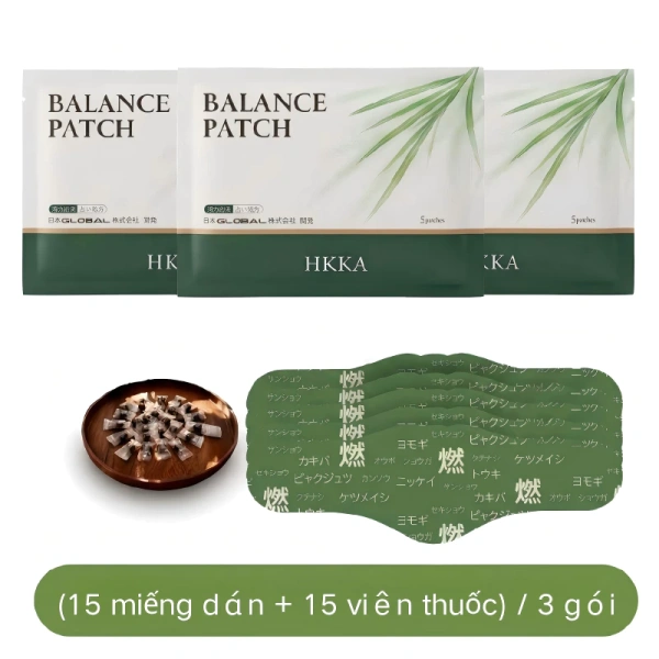 Hình ảnh sản phẩm Miếng Dán Thoải Mái Bụng HKKA 5 miếng - Giảm áp lực, thư giãn bụng, ngày, giảm 23%