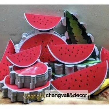 Mô Hình Bánh Chưng Bánh Tét Dưa Hấu Giấy Gấp Trang Trí Tết Giá Sỉ 12.000Đ - HN3 4