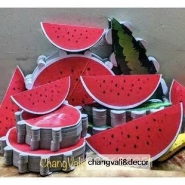 Mô Hình Bánh Chưng Bánh Tét Dưa Hấu Giấy Gấp Trang Trí Tết Giá Sỉ 12.000Đ - HN3 8