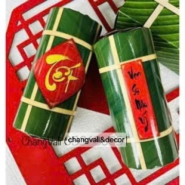 Mô Hình Bánh Chưng Bánh Tét Dưa Hấu Giấy Gấp Trang Trí Tết Giá Sỉ 12.000Đ - HN3 16