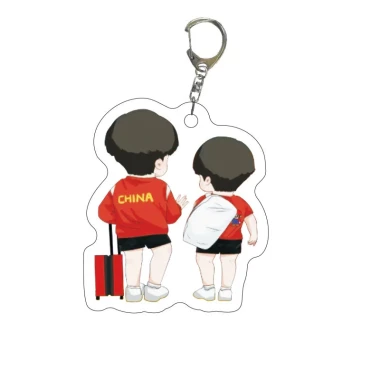 Móc Khóa Acrylic Shatou Mới Giá Rẻ Tặng Bạn - Móc Sáng Tạo Ping Pong Chất Lượng 7