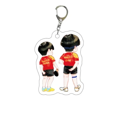 Móc Khóa Acrylic Shatou Mới Giá Rẻ Tặng Bạn - Móc Sáng Tạo Ping Pong Chất Lượng 9