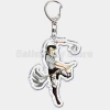 Móc khóa Attack on Titan hình huy hiệu và các nhân vật siêu ngầu Levi Eren Hange Mikasa Phụ kiện trang trí túi xách balo 19