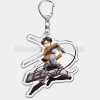 Móc khóa Attack on Titan hình huy hiệu và các nhân vật siêu ngầu Levi Eren Hange Mikasa Phụ kiện trang trí túi xách balo 21