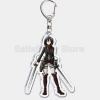 Móc khóa Attack on Titan hình huy hiệu và các nhân vật siêu ngầu Levi Eren Hange Mikasa Phụ kiện trang trí túi xách balo 29