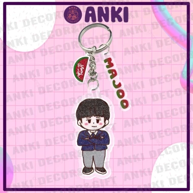Móc Khóa Chibi Dưa Hấu Lấp Lánh - Quà Tặng Sưu Tầm Giá Rẻ 29k 6