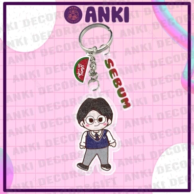 Móc Khóa Chibi Dưa Hấu Lấp Lánh - Quà Tặng Sưu Tầm Giá Rẻ 29k 7
