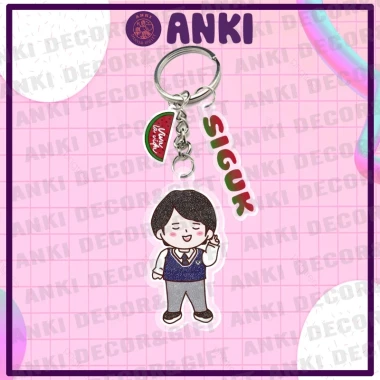 Móc Khóa Chibi Dưa Hấu Lấp Lánh - Quà Tặng Sưu Tầm Giá Rẻ 29k 8