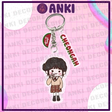 Móc Khóa Chibi Dưa Hấu Lấp Lánh - Quà Tặng Sưu Tầm Giá Rẻ 29k 10