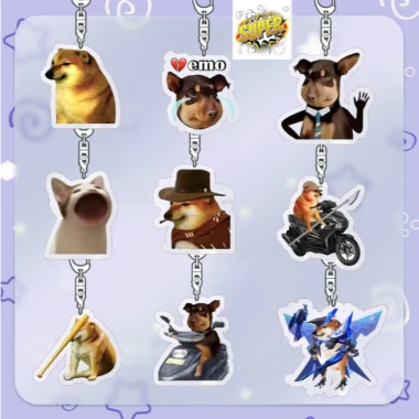Móc Khóa Chó Mèo Cheems Chibi Anime Đáng Yêu - Quà Tặng Xinh Xắn Giá Rẻ 14900 Vnđ 2 Móc Khóa Chó Mèo Cheems Chibi Anime Đáng Yêu - Quà Tặng Xinh Xắn Giá Rẻ 14900 Vnđ 2
