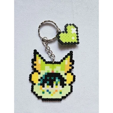 Móc Khóa Genshin Impact Đầu Thú Perler - Hạt Nhựa Ủi Giá Cực Rẻ 30k Thay vì 37.2k 5