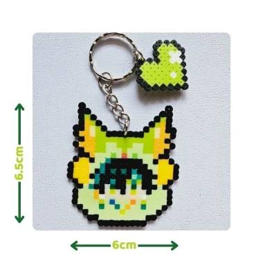 Móc Khóa Genshin Impact Đầu Thú Perler - Hạt Nhựa Ủi Giá Cực Rẻ 30k Thay vì 37.2k 10