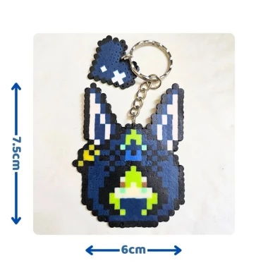 Móc Khóa Genshin Impact Đầu Thú Perler - Hạt Nhựa Ủi Giá Cực Rẻ 30k Thay vì 37.2k 11