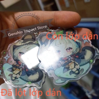 Móc khóa Genshin Impact Đầy màu sắc: Raiden, Ayato, Ayaka, Yoimiya - Giá 21.000đ 3
