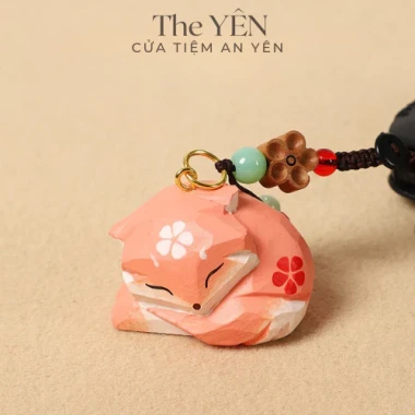 Móc khoá gỗ điêu khắc động vật dễ thương The YÊN dùng làm quà tặng, trang trí túi xách, balo 2 Móc khoá gỗ điêu khắc động vật dễ thương The YÊN dùng làm quà tặng, trang trí túi xách, balo 2