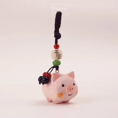 Móc khoá gỗ điêu khắc động vật dễ thương The YÊN dùng làm quà tặng, trang trí túi xách, balo 3 Móc khoá gỗ điêu khắc động vật dễ thương The YÊN dùng làm quà tặng, trang trí túi xách, balo 3