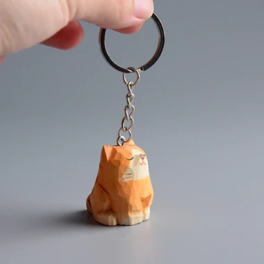 Móc khoá gỗ điêu khắc động vật dễ thương The YÊN dùng làm quà tặng, trang trí túi xách, balo 23 Móc khoá gỗ điêu khắc động vật dễ thương The YÊN dùng làm quà tặng, trang trí túi xách, balo 23