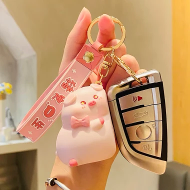 Móc Khoá Heo Cute Có Nam Châm - Combo 2pcs Giá Rẻ 36k Thay 45k - Nội Địa Trung Cao Cấp 5