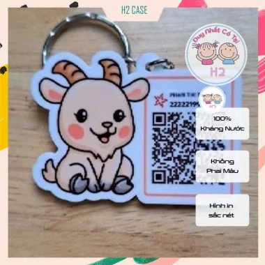 Móc khóa mica chống nước QR Code 2 mặt tùy chỉnh giá rẻ 35k 7 Móc khóa mica chống nước QR Code 2 mặt tùy chỉnh giá rẻ 35k 7