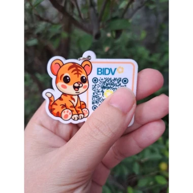 Móc khóa mica chống nước QR Code 2 mặt tùy chỉnh giá rẻ 35k 13 Móc khóa mica chống nước QR Code 2 mặt tùy chỉnh giá rẻ 35k 13