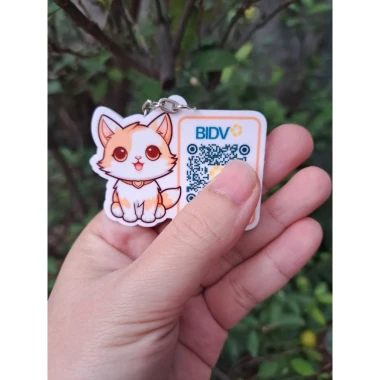 Móc khóa mica chống nước QR Code 2 mặt tùy chỉnh giá rẻ 35k 14 Móc khóa mica chống nước QR Code 2 mặt tùy chỉnh giá rẻ 35k 14