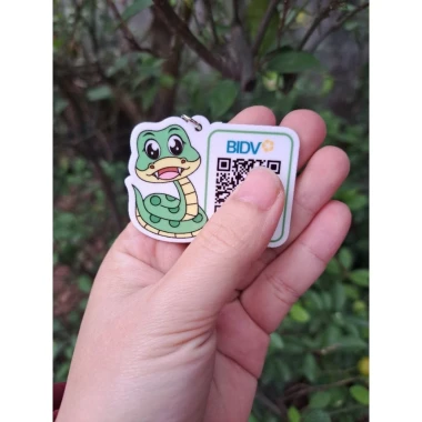 Móc khóa mica chống nước QR Code 2 mặt tùy chỉnh giá rẻ 35k 16 Móc khóa mica chống nước QR Code 2 mặt tùy chỉnh giá rẻ 35k 16