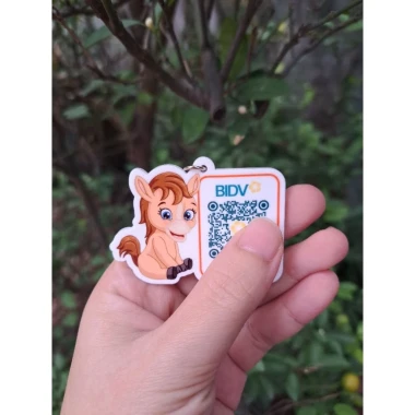 Móc khóa mica chống nước QR Code 2 mặt tùy chỉnh giá rẻ 35k 17 Móc khóa mica chống nước QR Code 2 mặt tùy chỉnh giá rẻ 35k 17
