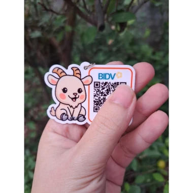 Móc khóa mica chống nước QR Code 2 mặt tùy chỉnh giá rẻ 35k 18 Móc khóa mica chống nước QR Code 2 mặt tùy chỉnh giá rẻ 35k 18